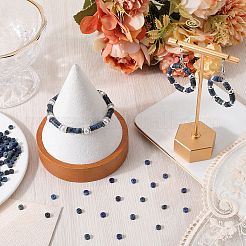 2 нити натуральных бусин из лазурита G-SC0002-75