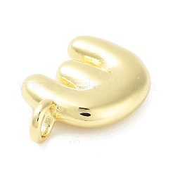 Pendentifs en forme de ballon en laiton plaqué or&nbsp;KK-C050-01G-E