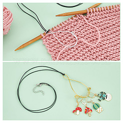 Алюминиевые ожерелья с подвесками&nbsp;NJEW-NB00003