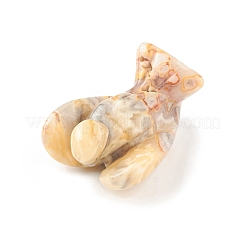 Натуральный сумасшедший агат статуэтка украшение дисплея G-G864-01A-07