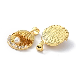 Латунные подвески с фианитами KK-B047-18G