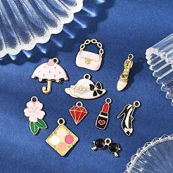 20шт 10 стиля подвески из сплава с эмалью&nbsp;ENAM-FP0002-93