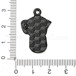 Pendente smaltati in lega&nbsp;FIND-E060-04B-D