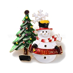 Эмалированные булавки на рождественскую тематику&nbsp;LS-JEWB-F034-01C