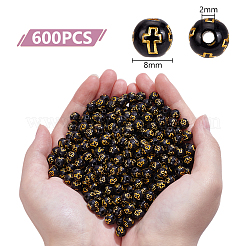 600 шт. Покрытие акриловыми бусинами&nbsp;PACR-UN0001-01B