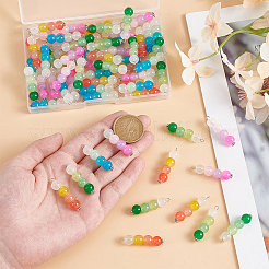 64 шт. 4-цветные подвески-коннекторы из искусственного нефрита PALLOY-GO00033