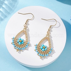 4 пара серег-капель из нержавеющей стали 201&nbsp;EJEW-MZ00643