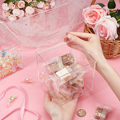 Прозрачная акриловая крышка коробки&nbsp;CON-WH0095-86B