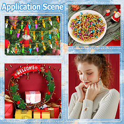 120шт 6 цвета пластиковые подвески FIND-SC0010-90B