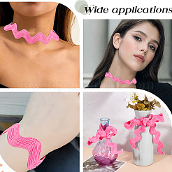 Лента из полиэстера с волнистой бахромой длиной 9 ярд. OCOR-XCP0002-96