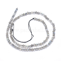 Природные лабрадорита бисер нитей G-D0003-E86-4MM