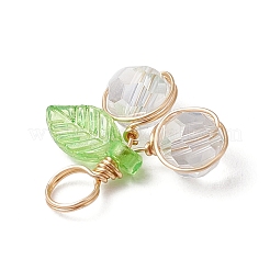 Подвески из вишневого стекла&nbsp;PALLOY-JF03470-06