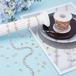 Kit per la realizzazione di set di gioielli fai da te in ottone con strass&nbsp;DIY-OC0014-15B