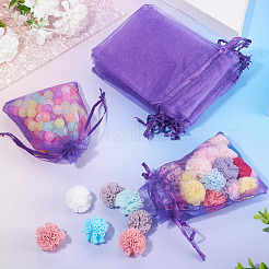 50 шт. мешочки из органзы для хранения ювелирных изделий&nbsp;OP-TA0001-16A