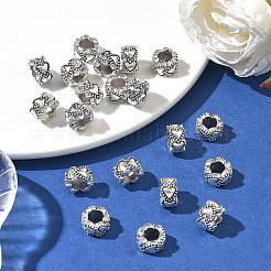 Сплавочные европейские бусины&nbsp;LS-X-PALLOY-S079-076AS