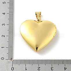 Pendentifs de médaillon en laiton&nbsp;KK-C092-25G-07