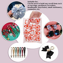 100 borsa riutilizzabile ecologica con stampa a cuore&nbsp;ABAG-SP0001-61A-B