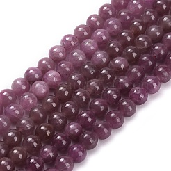 Натуральные рубиновые бисерные пряди G-L631-A01-4mm-A