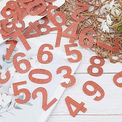 40 pieza de 10 pegatinas de pared acrílicas con números&nbsp;DIY-FH0002-54