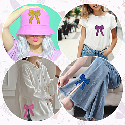 8 шт. полиэстеровые заплатки для пришивания и утюжки&nbsp;DIY-PH0030-95