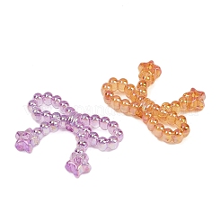 Непрозрачные акриловые бусины с УФ-покрытием MACR-C036-15