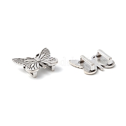 Антикварная посеребренные тибетском стиле бабочки слайд подвески X-TIBE-4818-AS-FF