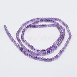 Природный аметист нитей бисера G-G663-17-2mm