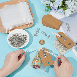 72 шт. брелки в форме звезды из сплава&nbsp;KEYC-PH01583