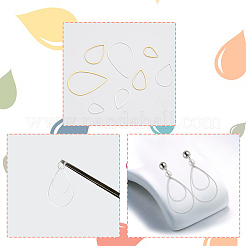 160шт 8 стильных латунных соединительных кольца KK-CA0003-66