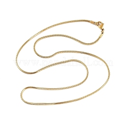 2 мм квадратные цепочки-змейки из нержавеющей стали 304 для женщин&nbsp;NJEW-B131-01B-G