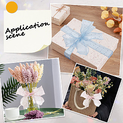 20 ярд двухцветной полиэстеровой проволочной ленты со стразами&nbsp;OCOR-CY0001-36B