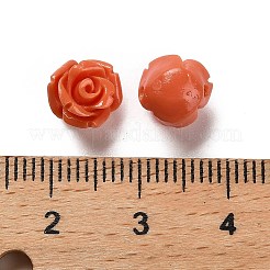 Perle intagliate in corallo sintetico&nbsp;CORA-H003-01B-32