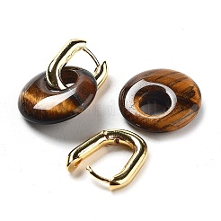 Латунные серьги обруча EJEW-M248-01G-01