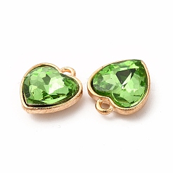 Pendenti in vetro sfaccettato con strass&nbsp;GLAA-I051-B15