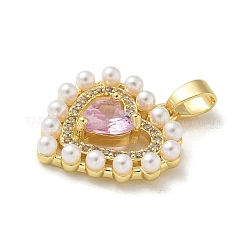 Латунные микро проложить кубического циркония подвески&nbsp;LS-KK-U046-10G-02