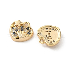 Латунные микро проложить кубического циркония подвески&nbsp;KK-C099-01C-G