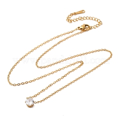 Женские плоские круглые подвески из нержавеющей стали 304 с кристаллами и стразами&nbsp;NJEW-K255-48G