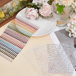 1 Beutel halbrunde Acryl-Strasse und ABS-Perlen-Imitationsaufkleber&nbsp;DIY-CP0013-55