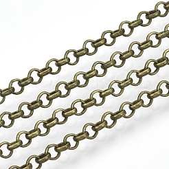 Паяные латунные цепи Роло&nbsp;CH-S125-08B-AB
