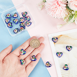 Бусины ручной работы перегородчатой CLB-PH0001-02