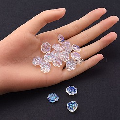 Прозрачные стеклянные бусины&nbsp;EGLA-YW0001-63