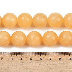 Природный Топаз нефрита бисер нитей G-F792-C05-04