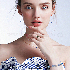 2 нити натуральных голубых пятен яшмы круглые бусины нити G-OC0005-71