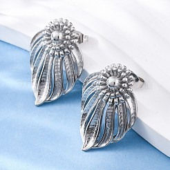 Серьги-гвоздики из нержавеющей стали 304 EJEW-Z098-08P