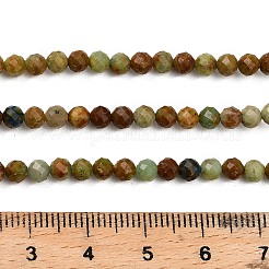 Натуральные бусы из хризоколлы и лазурита&nbsp;X-G-G278-B01-4mm