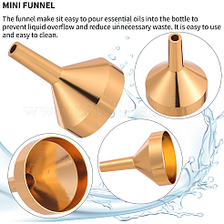 12 шт. алюминиевая воронкообразная воронка&nbsp;AJEW-GF0010-32