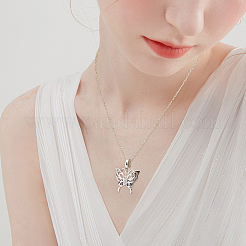 1 шт. 925 европейских подвески из стерлингового серебра с родиевым покрытием&nbsp;STER-BBC0008-18