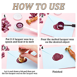 400шт восьмиугольные частицы сургуча DIY-CP0009-24A