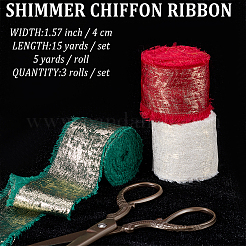 3 рулон 3 стилей односторонней полиэстеровой ленты для горячего тиснения с потертостями&nbsp;OCOR-CP0001-12B