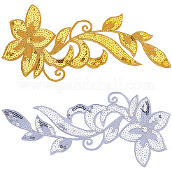 2 пара 2-х цветных полиэстеровых аксессуаров для вышивки&nbsp;PATC-CY0001-32